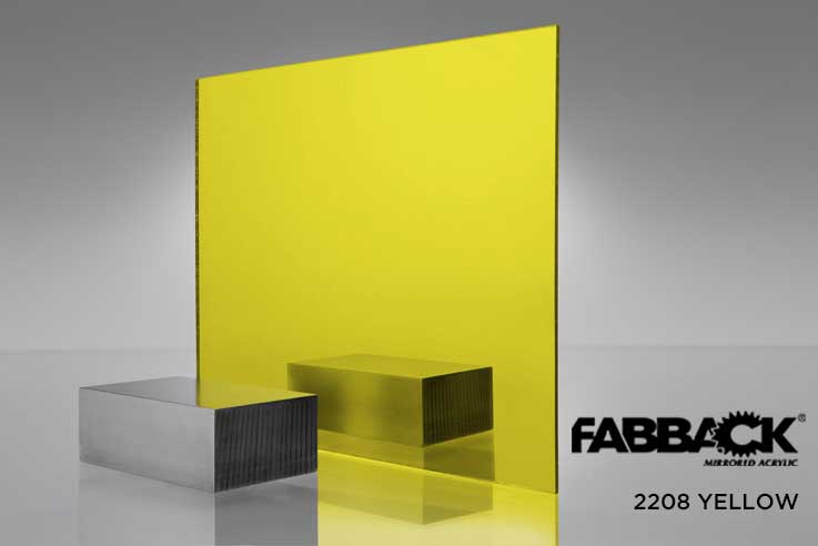 Fabback_Colored_Acrylic_Mirror_2208_Yellow Fabback_Colored_Acrylic_Mirror_2208_Yellow
