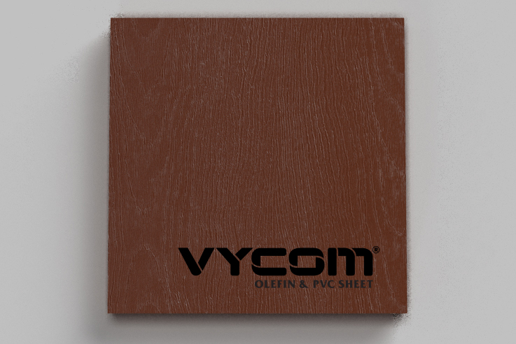 VYCOM_Timberline_Kona VYCOM TIMBERLINE Woodgrain HDPE in Kona